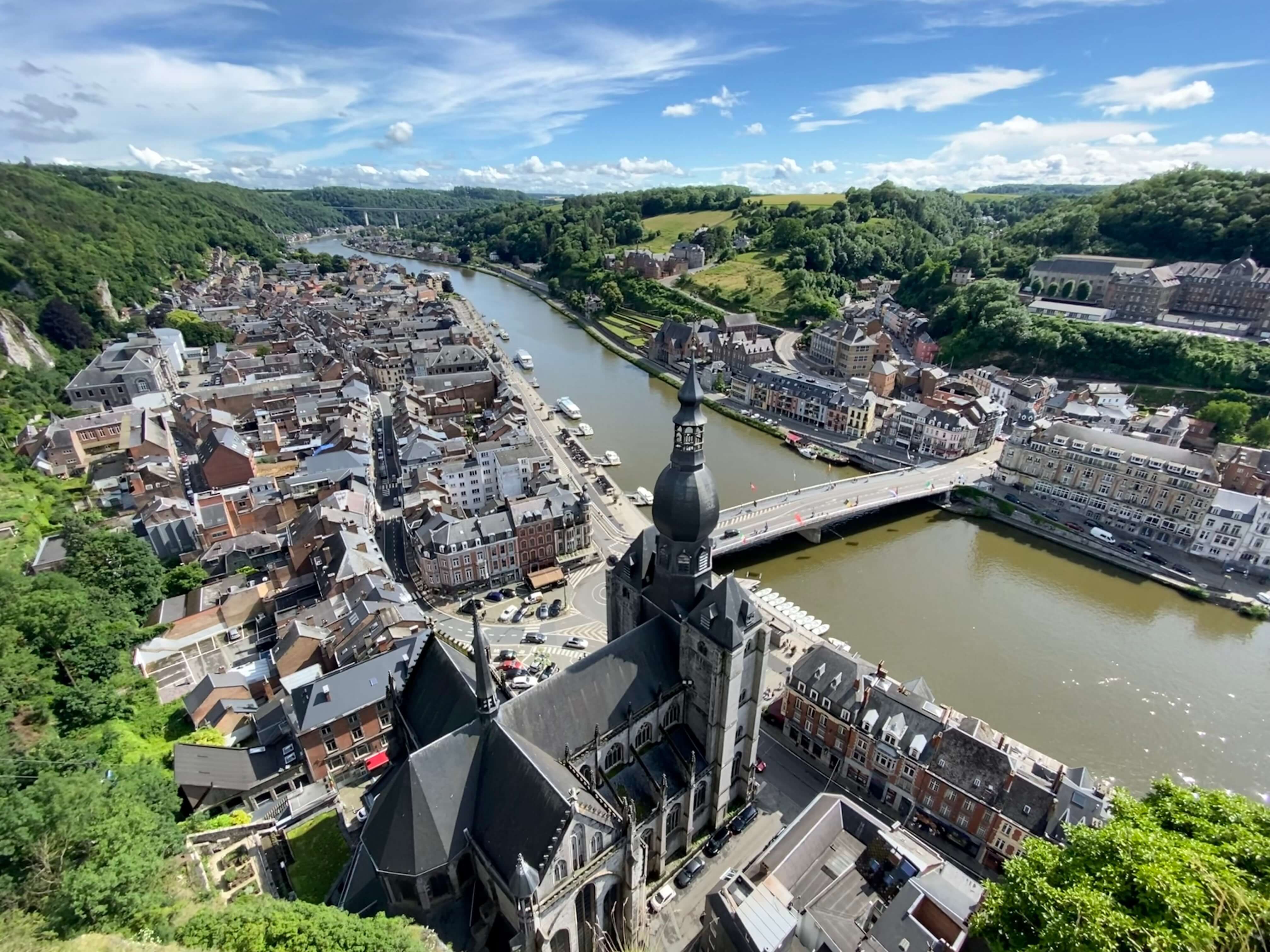 Dinant von oben