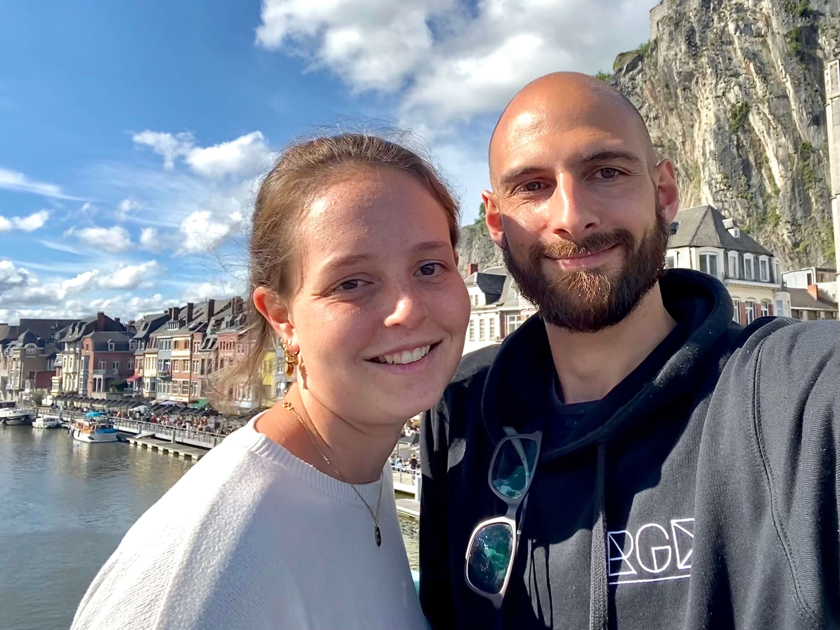 Manu und Jan in Dinant