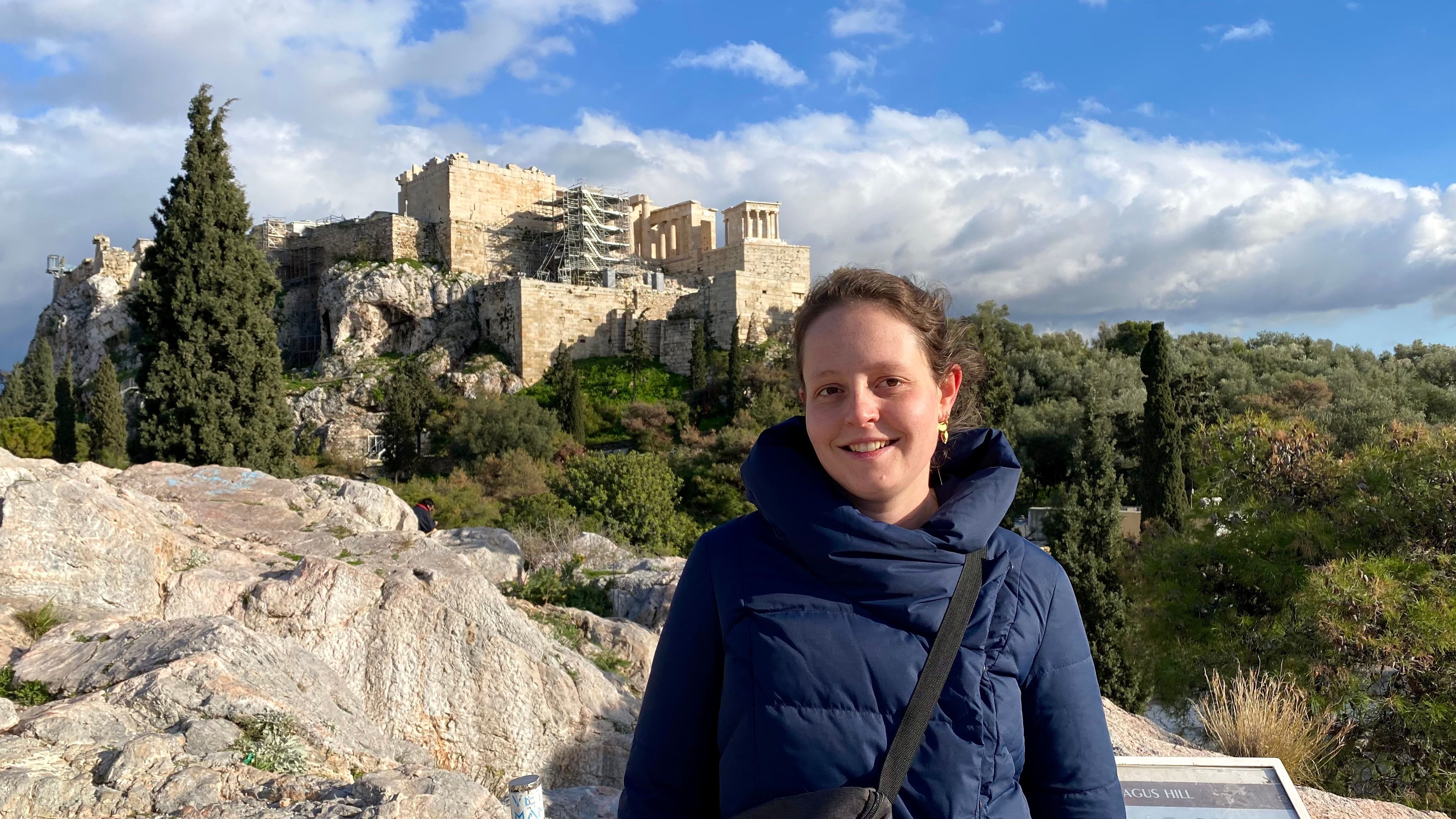 Blick auf die Akropolis