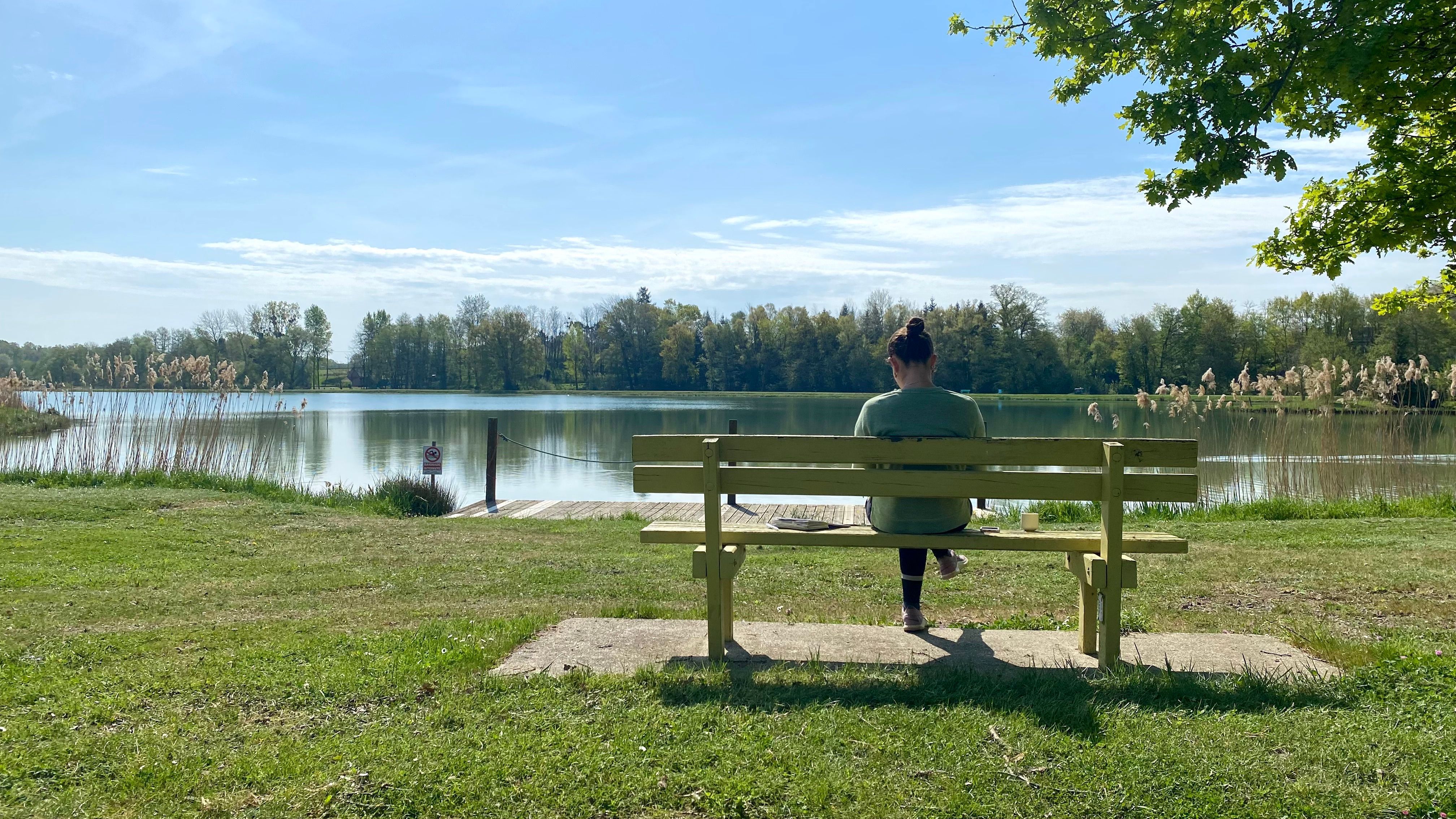 Stellplatz direkt am See