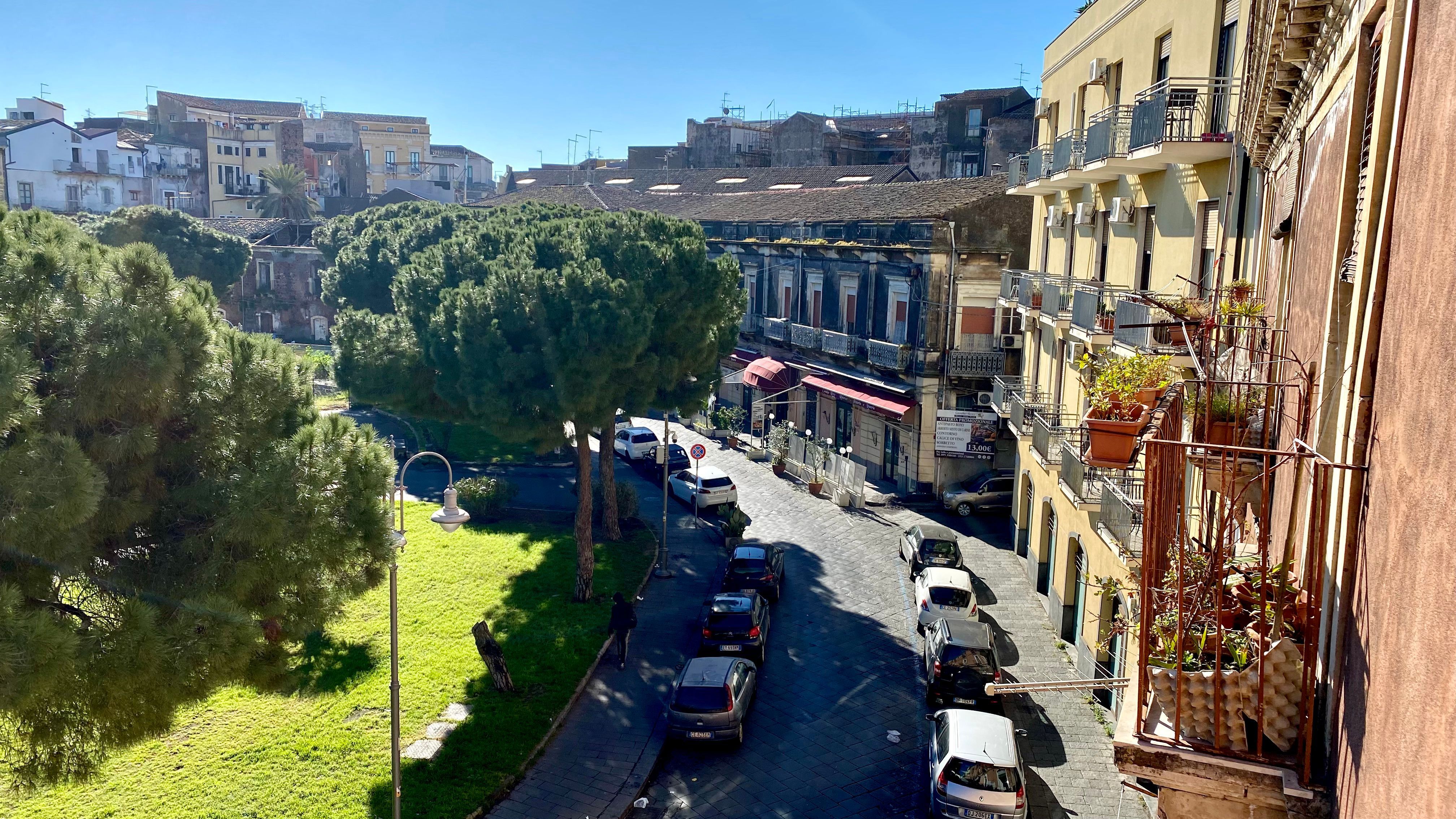 Blick aus unserem Airbnb