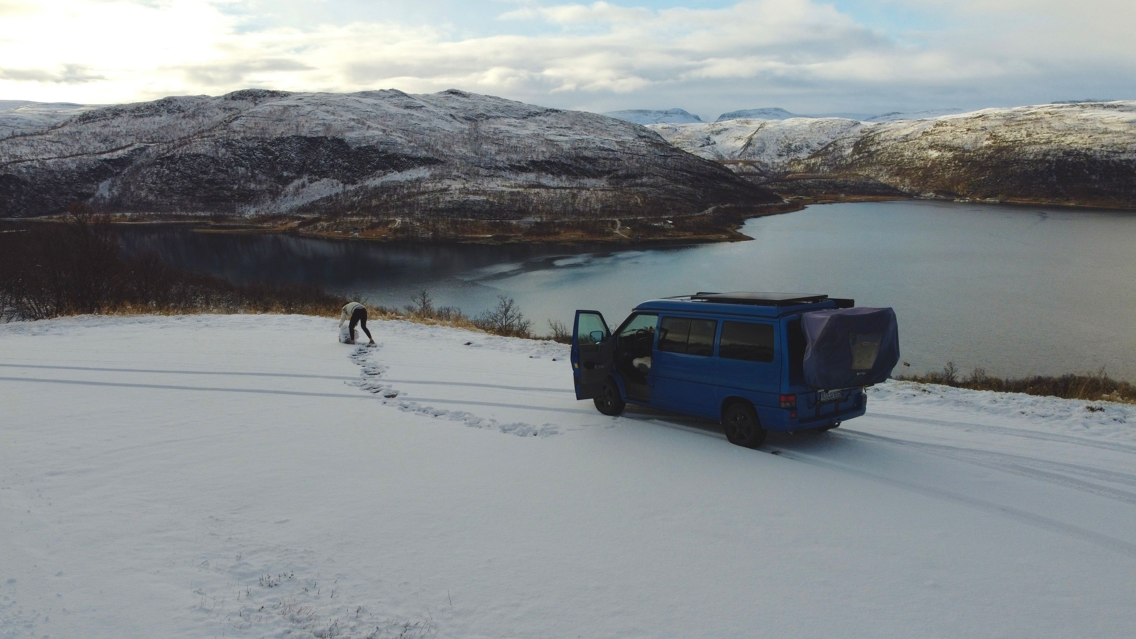 Norwegen Schneemann