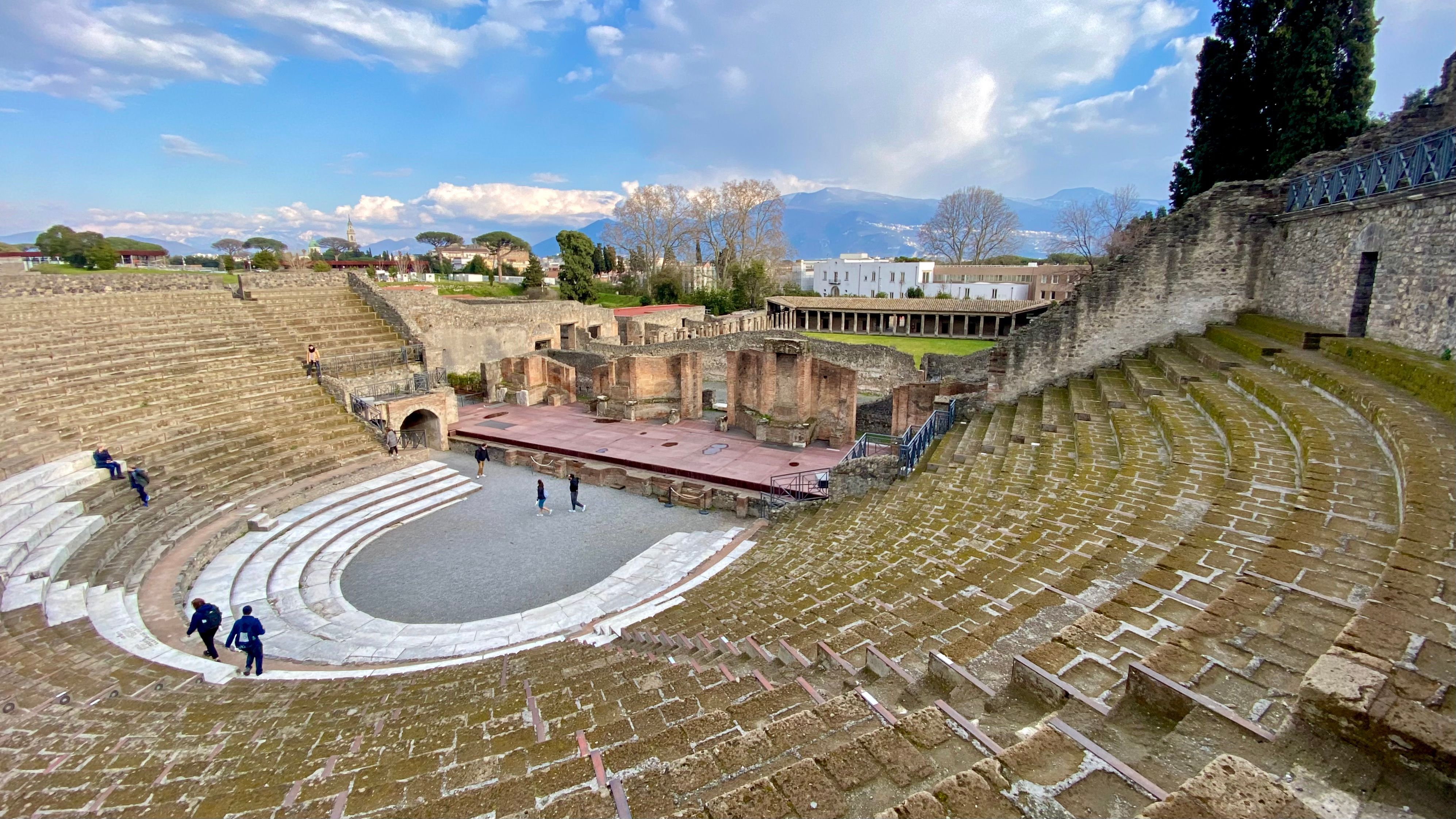 Altes Amphitheater in Pompeji