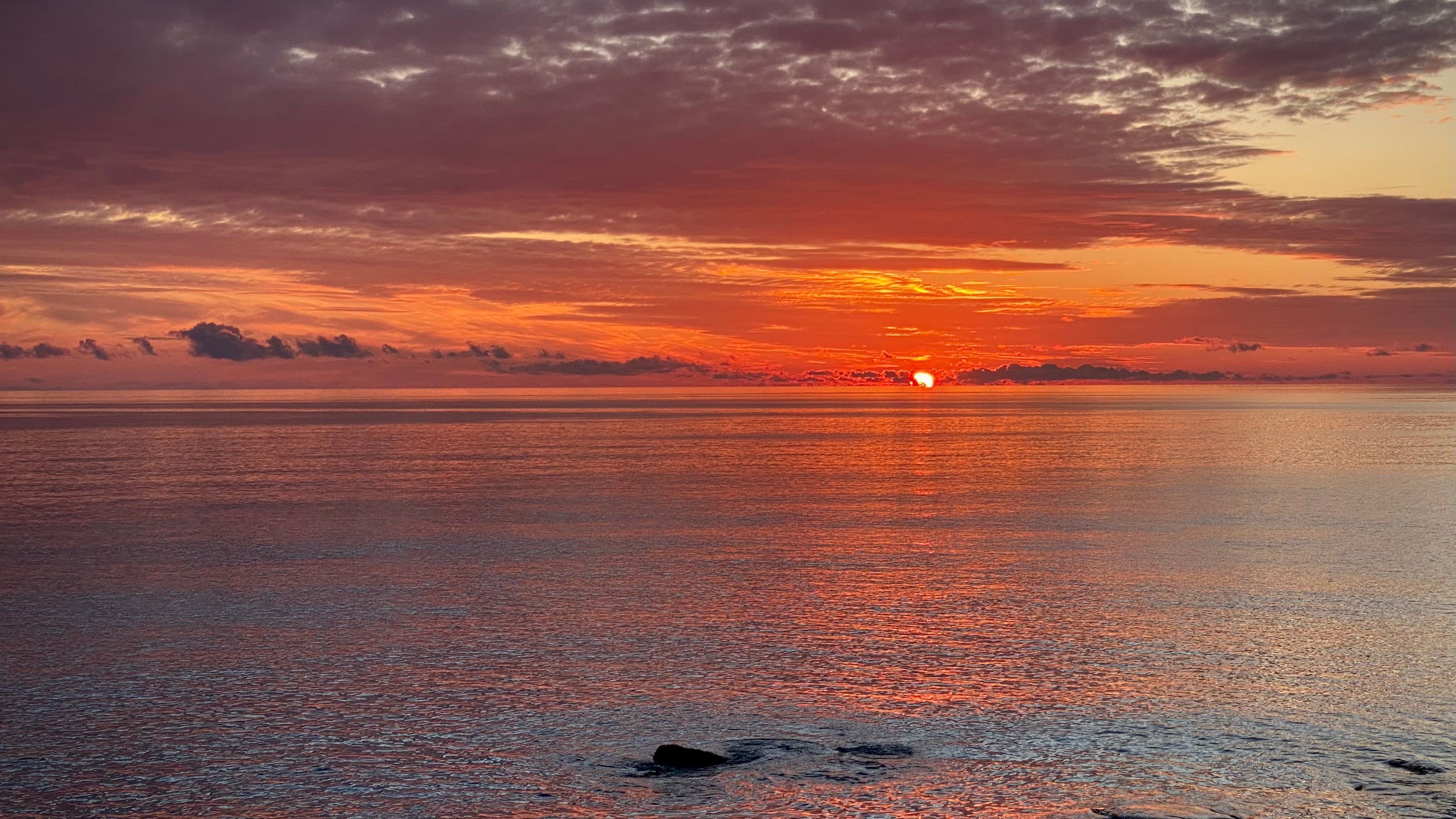 Sonnenuntergang in Longobardi