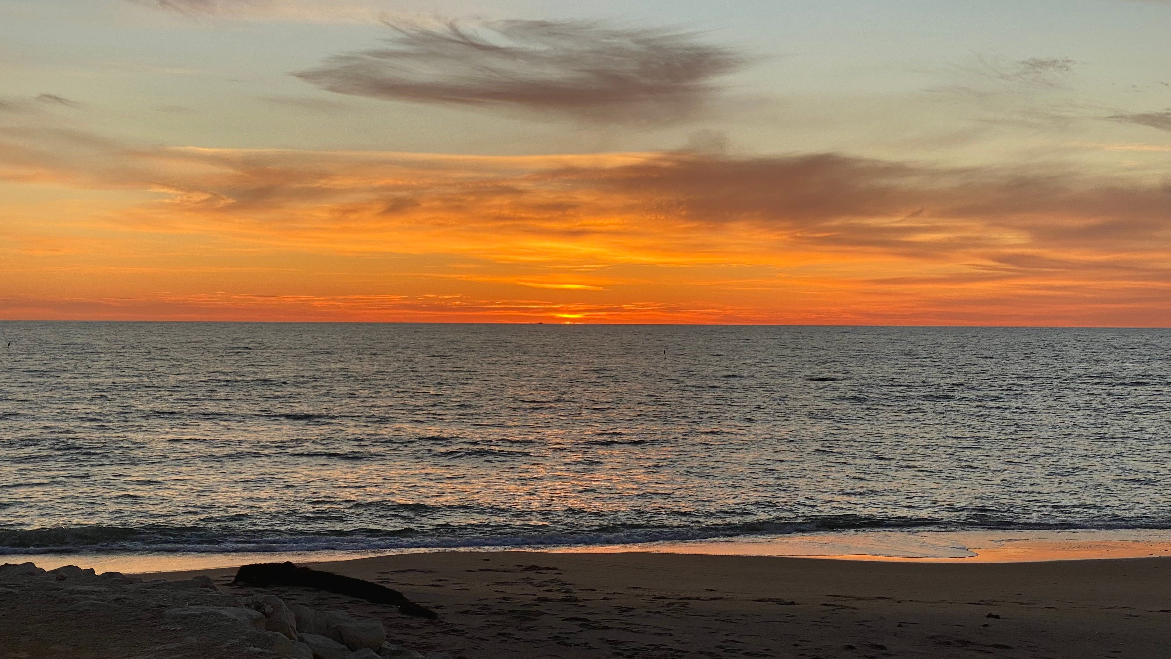 Sonnenuntergang auf Sizilien