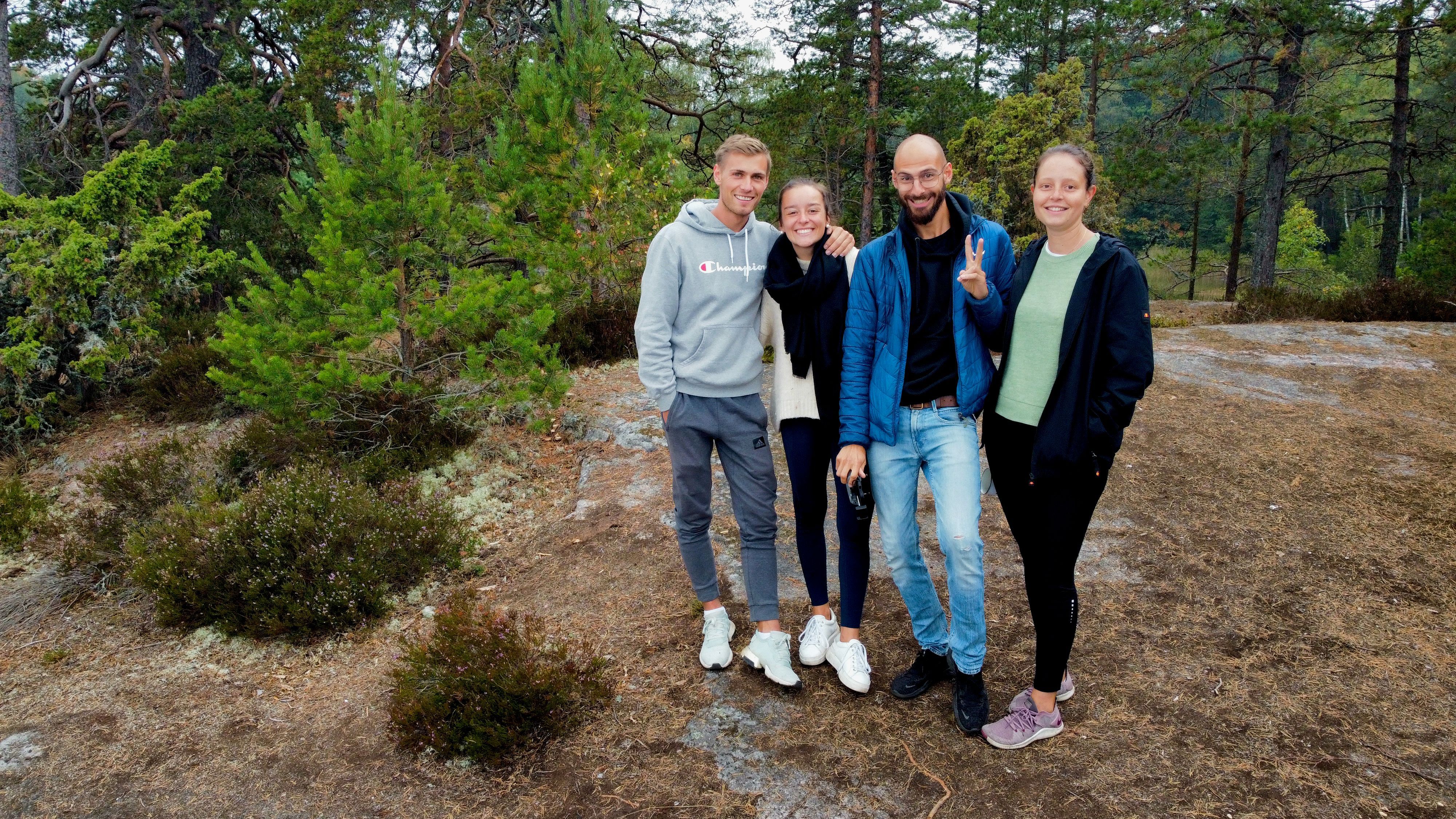 Julian, Luisa, Manu und Jan