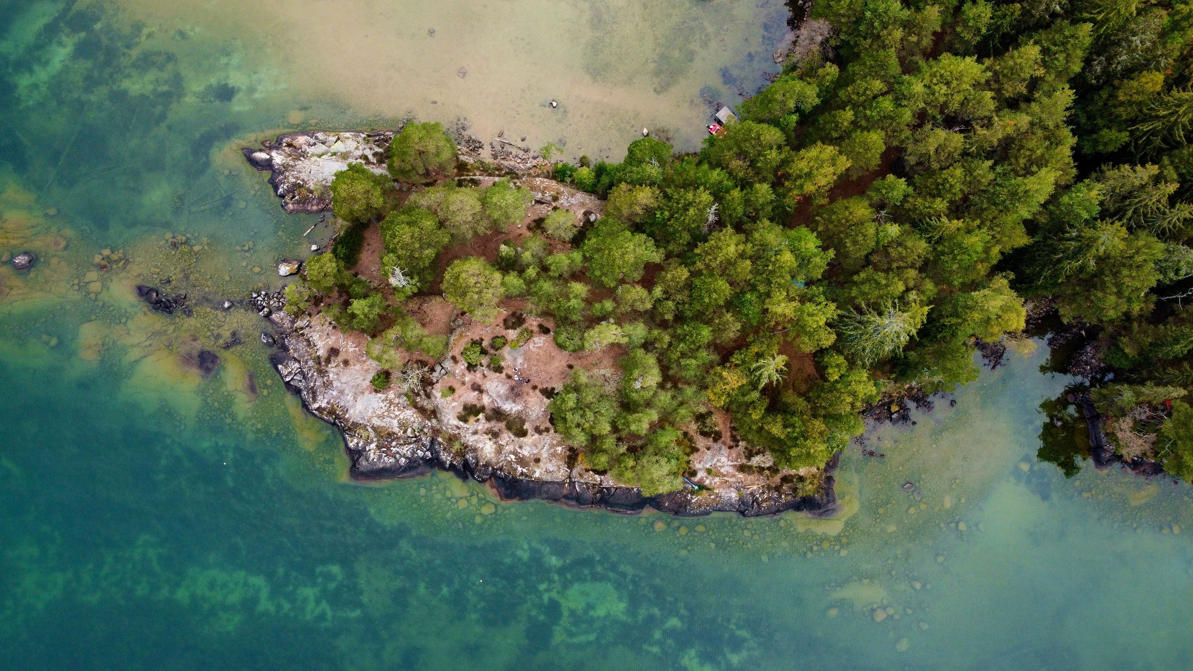 Schweden See von oben