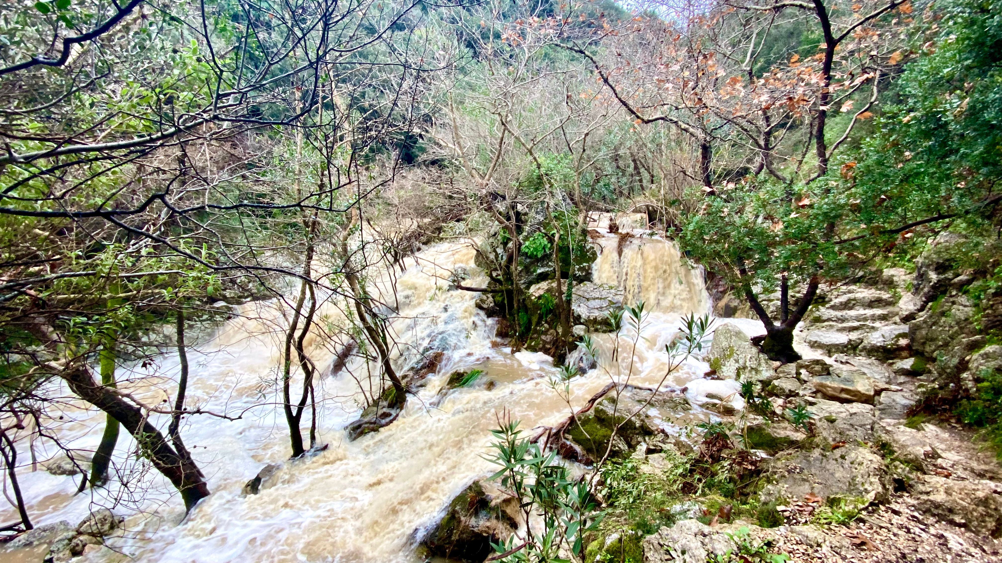 Überschwemmte Wege - blöde Natur