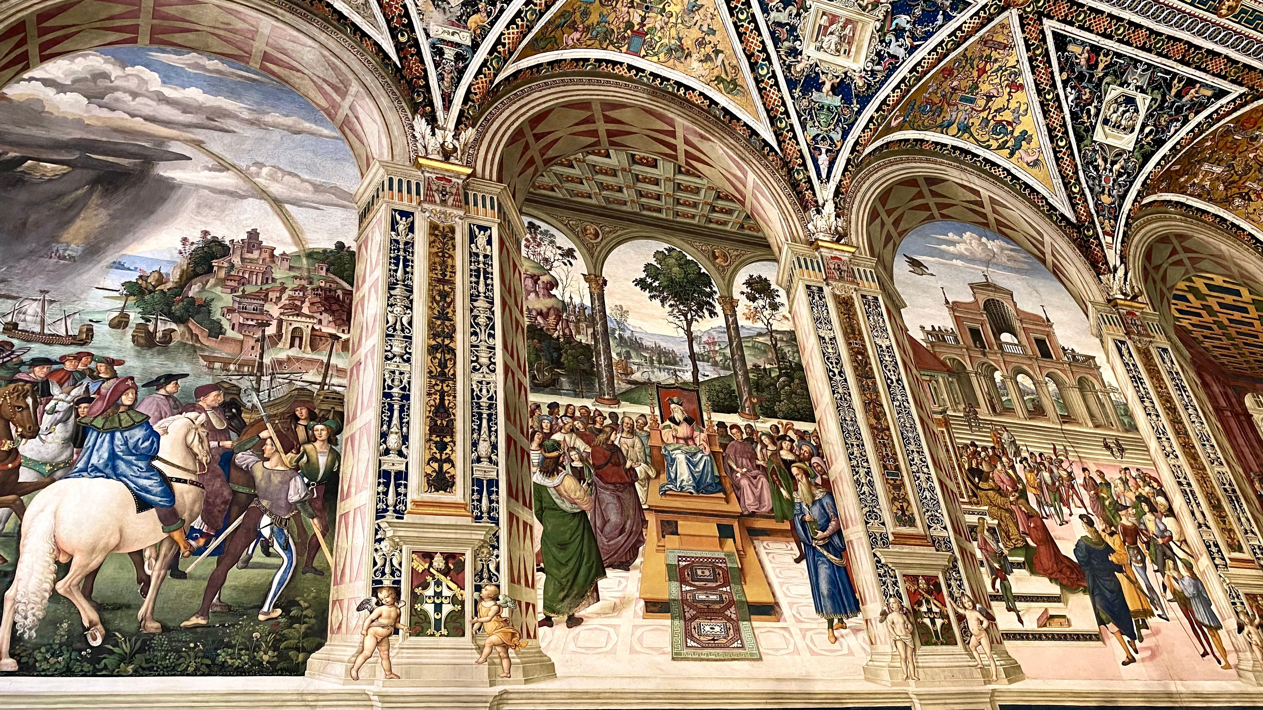 Wandmalerei Siena Dom