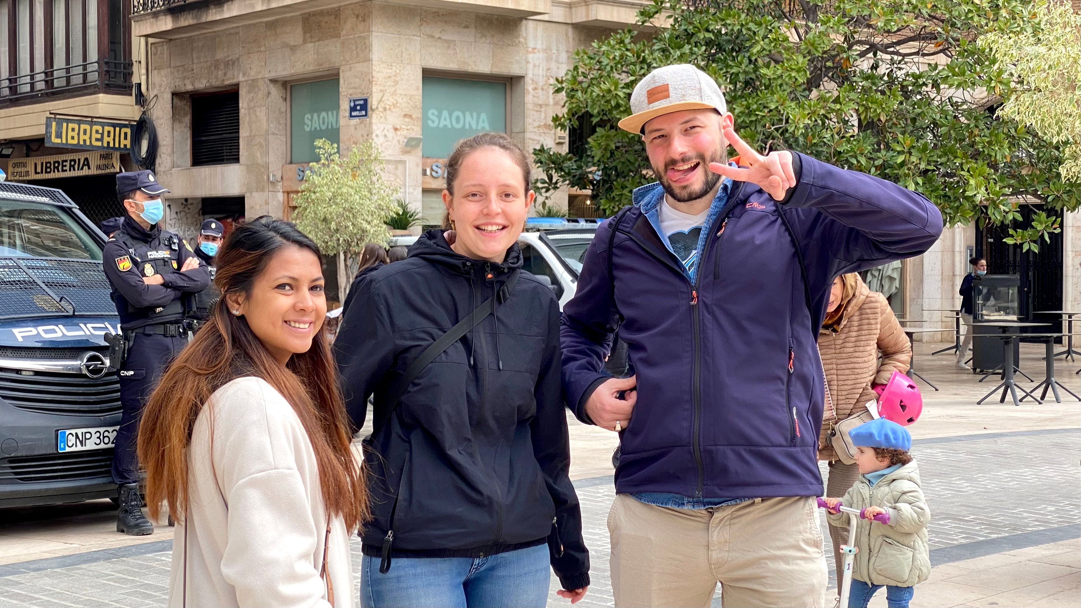 Christina, Manu und Seb