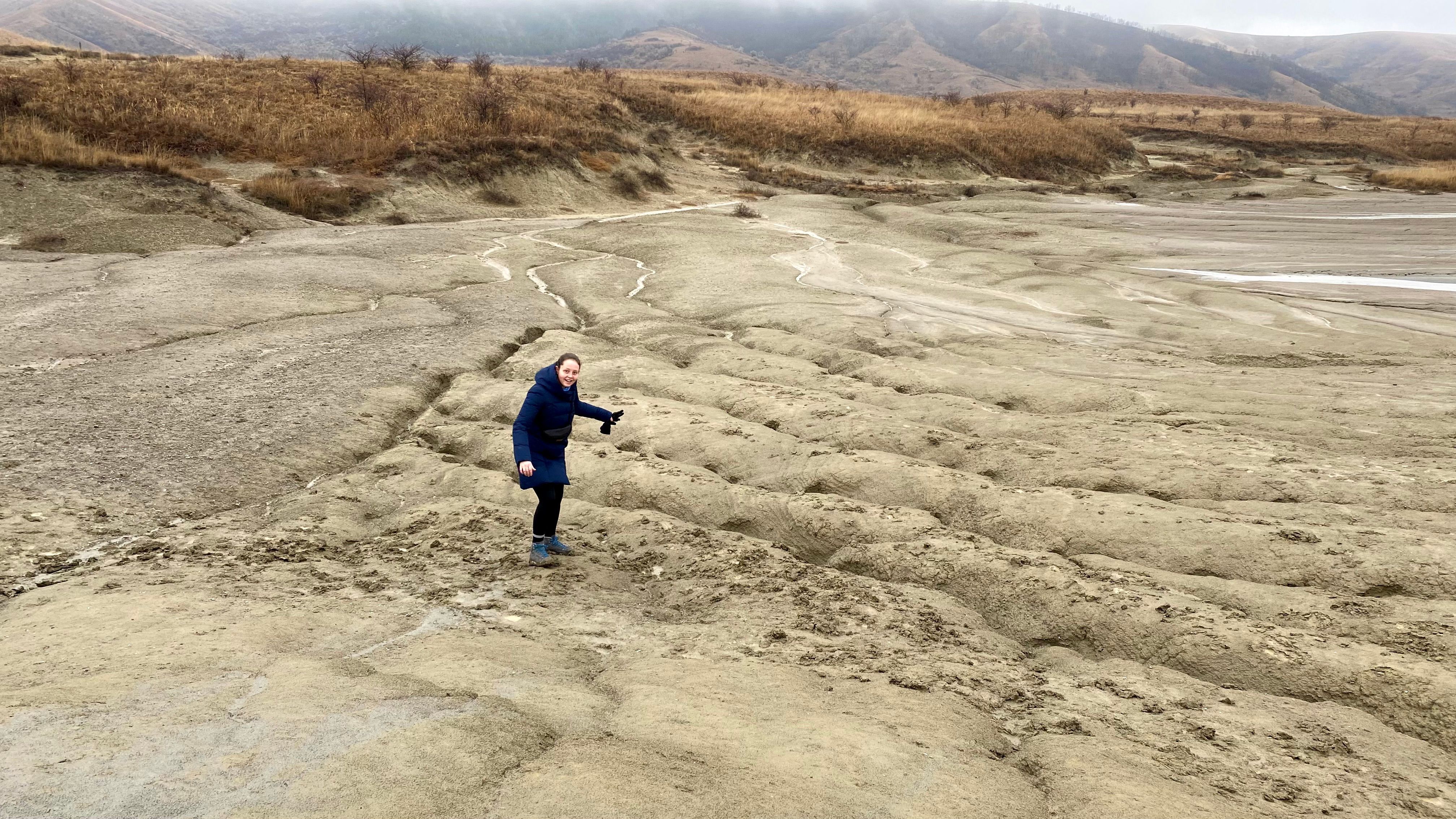 Schlammvulkane von Berca Rumänien