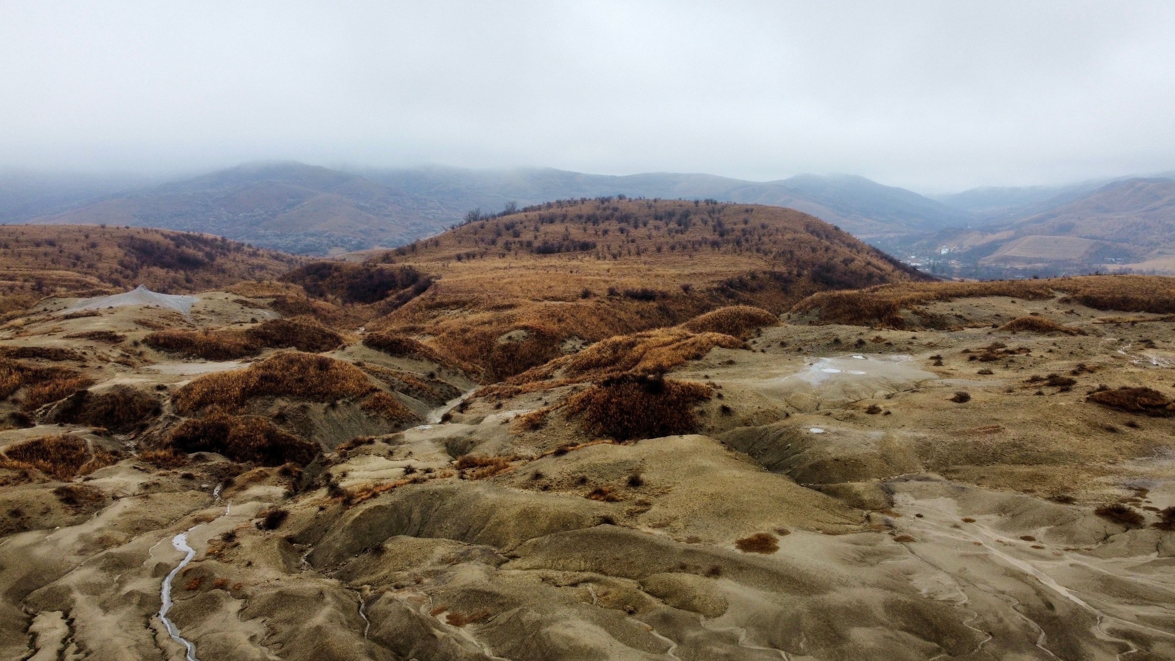 Schlammvulkane von Berca Rumänien