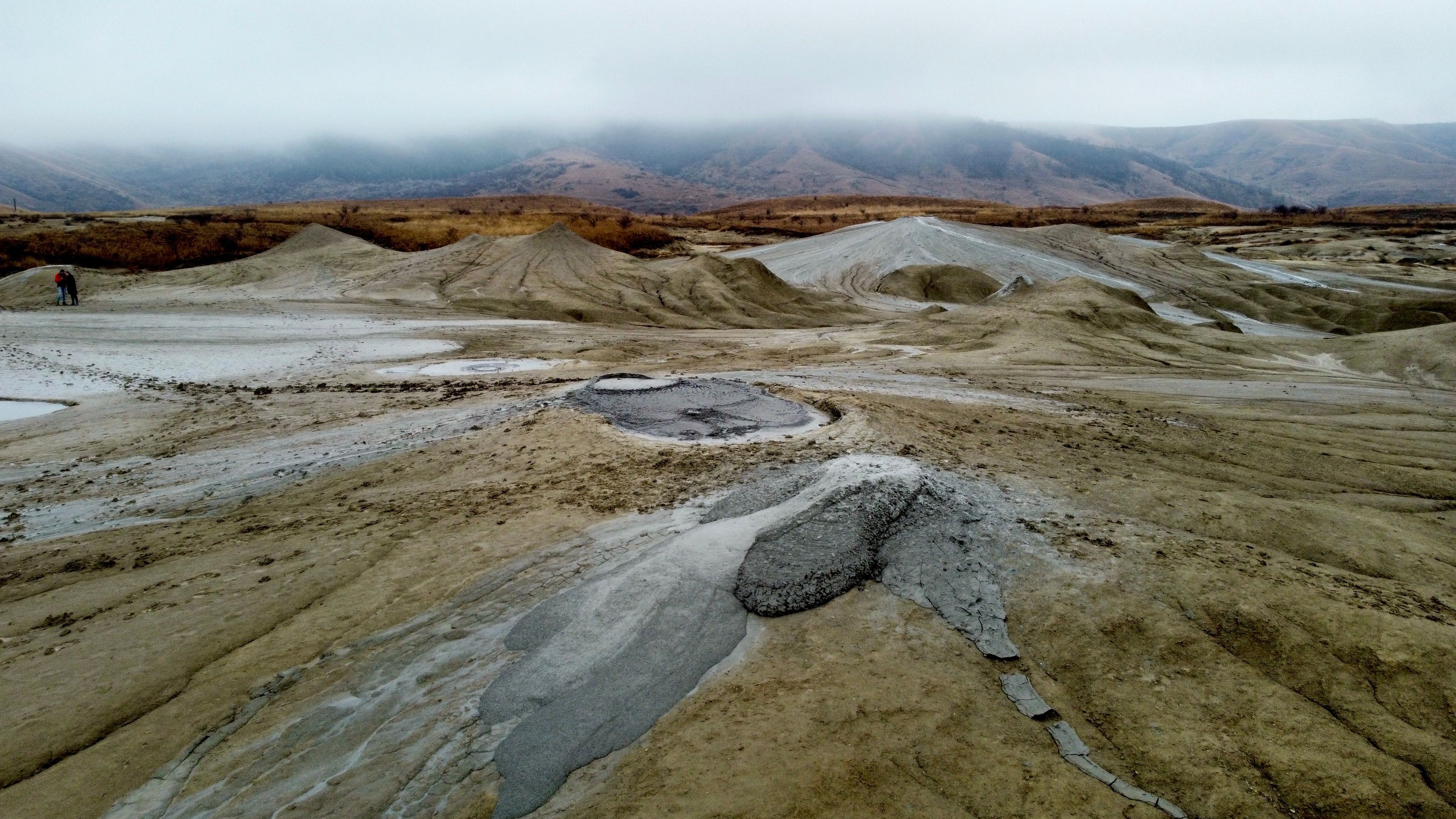 Schlammvulkane von Berca Rumänien