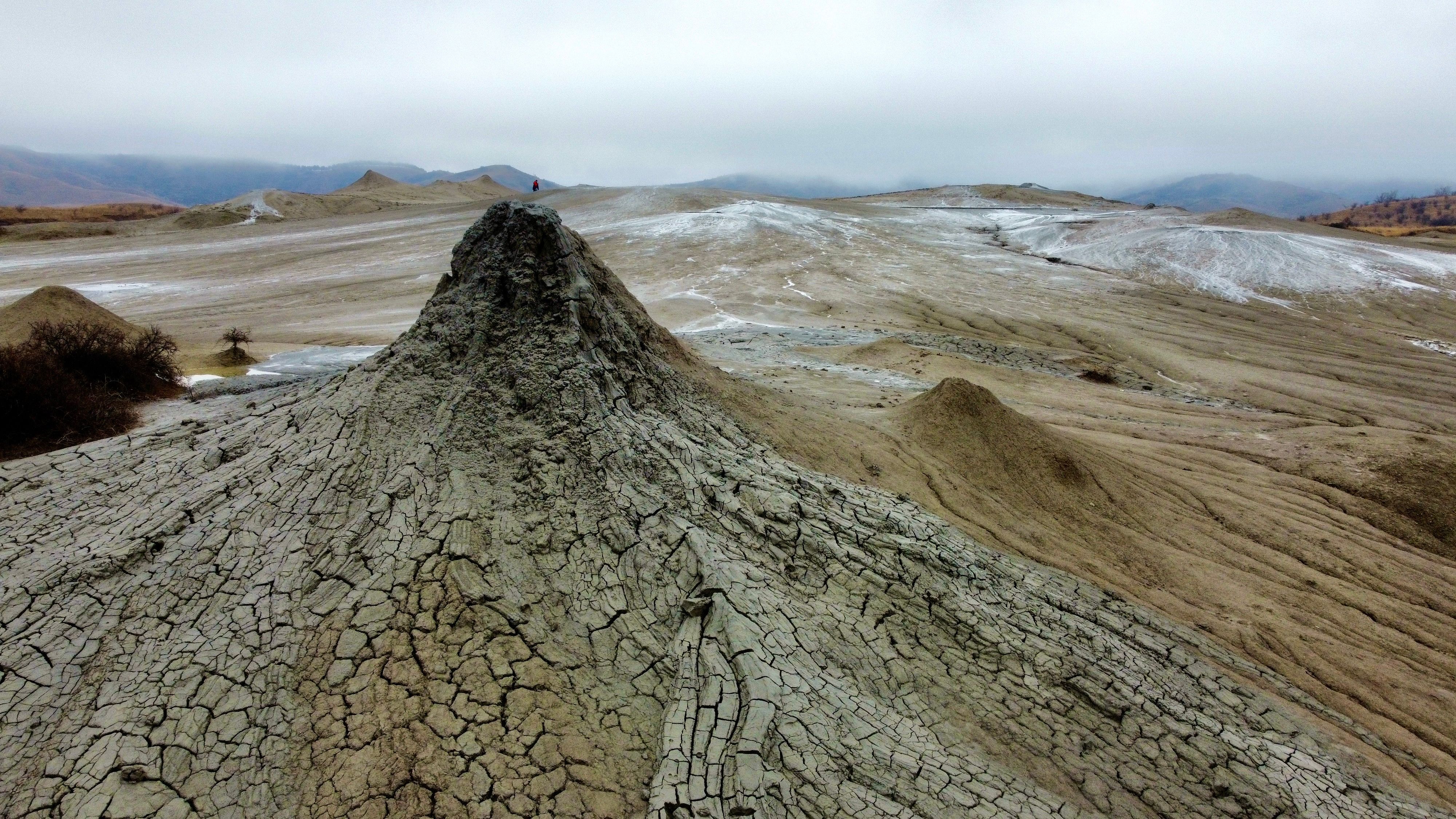 Schlammvulkane von Berca Rumänien